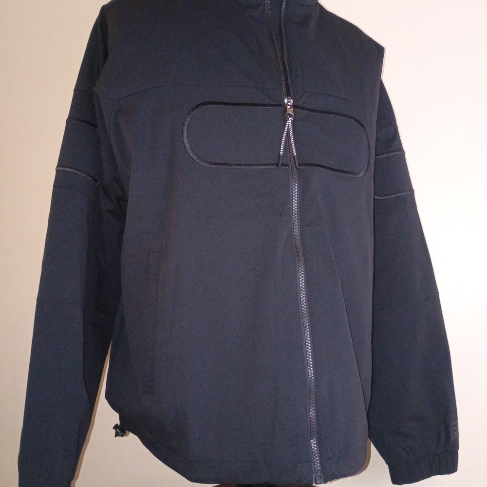 FILA Ace Podium Tennis Jacket ~ Black | Men's: XL ☆NWT☆